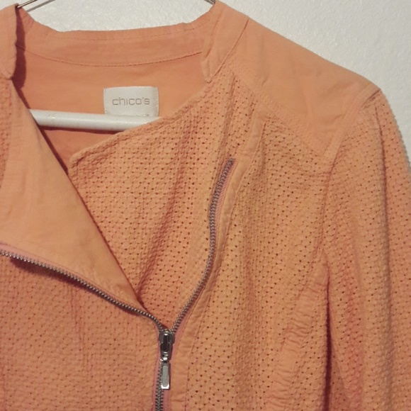 CHICO'S Moto Jacket - Picture 3 of 6